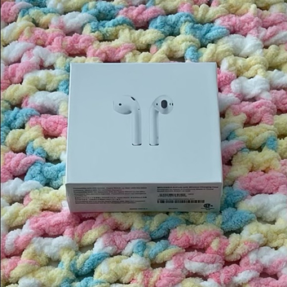 Brand new Apple AirPod generation boxes are not open.